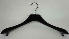 Gucci Black Plastic Velvet Texture Clothes Hanger