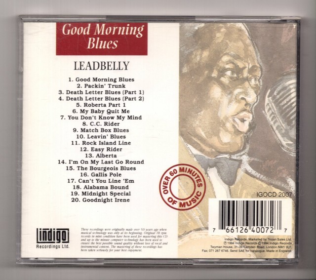 Good Morning Blues by Leadbelly (CD, 1994) for sale online eBay