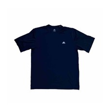 Adidas athletic workout Crew Neck Logo Short Sleeve Tee Shirt Size Large