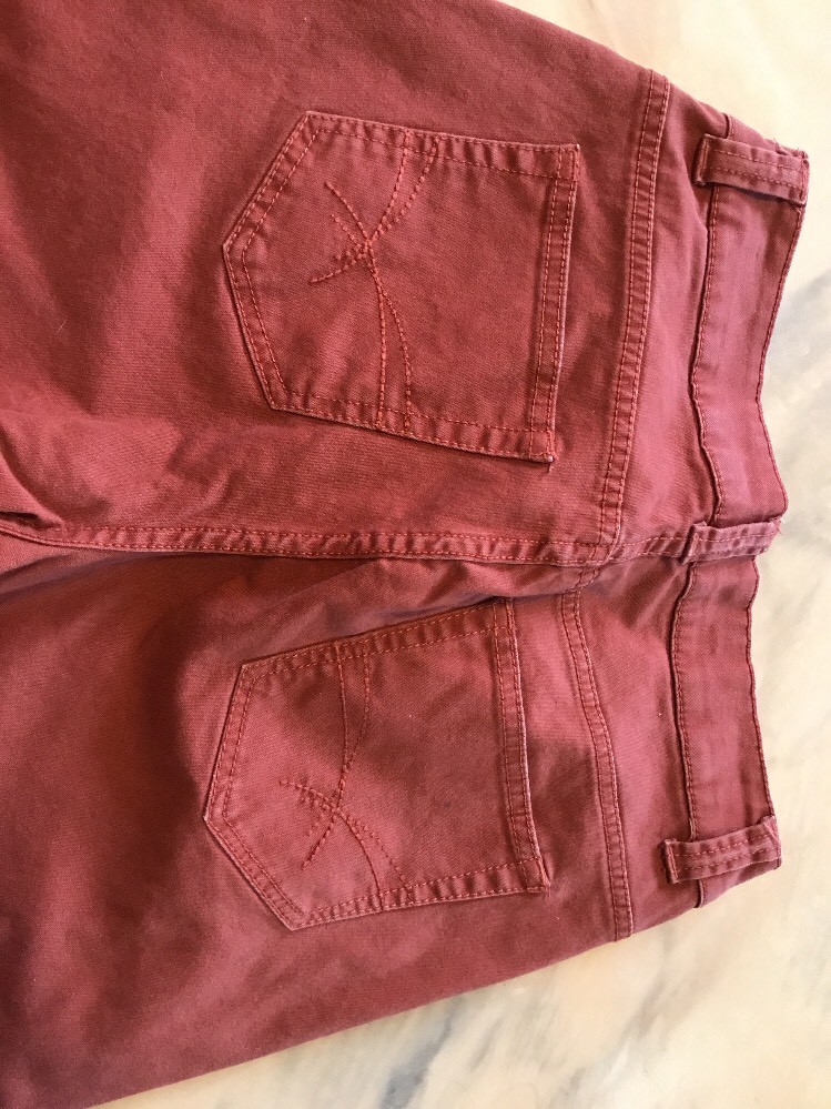 Pantalon Croft & Barrow Taille 6 Couleur Rouille - Stretch Natural Fit, Occasion Très Bon état