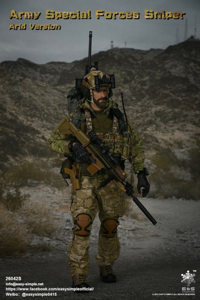 1/6 Easy&Simple 26042S Army Special Forces Sniper Arid