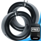52mm-65mm Car Caravan Towing Rear Suspension Coil Spring Rubber Spacers CC43+M