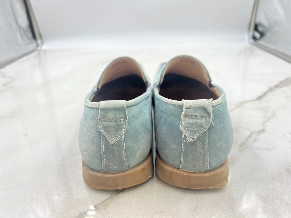 Mark Nason Zapatos Para Hombre Talla 11.5 Azul Gamuza Mocasines Vestido de Conducción Sin Cordones Foto 3 de 4