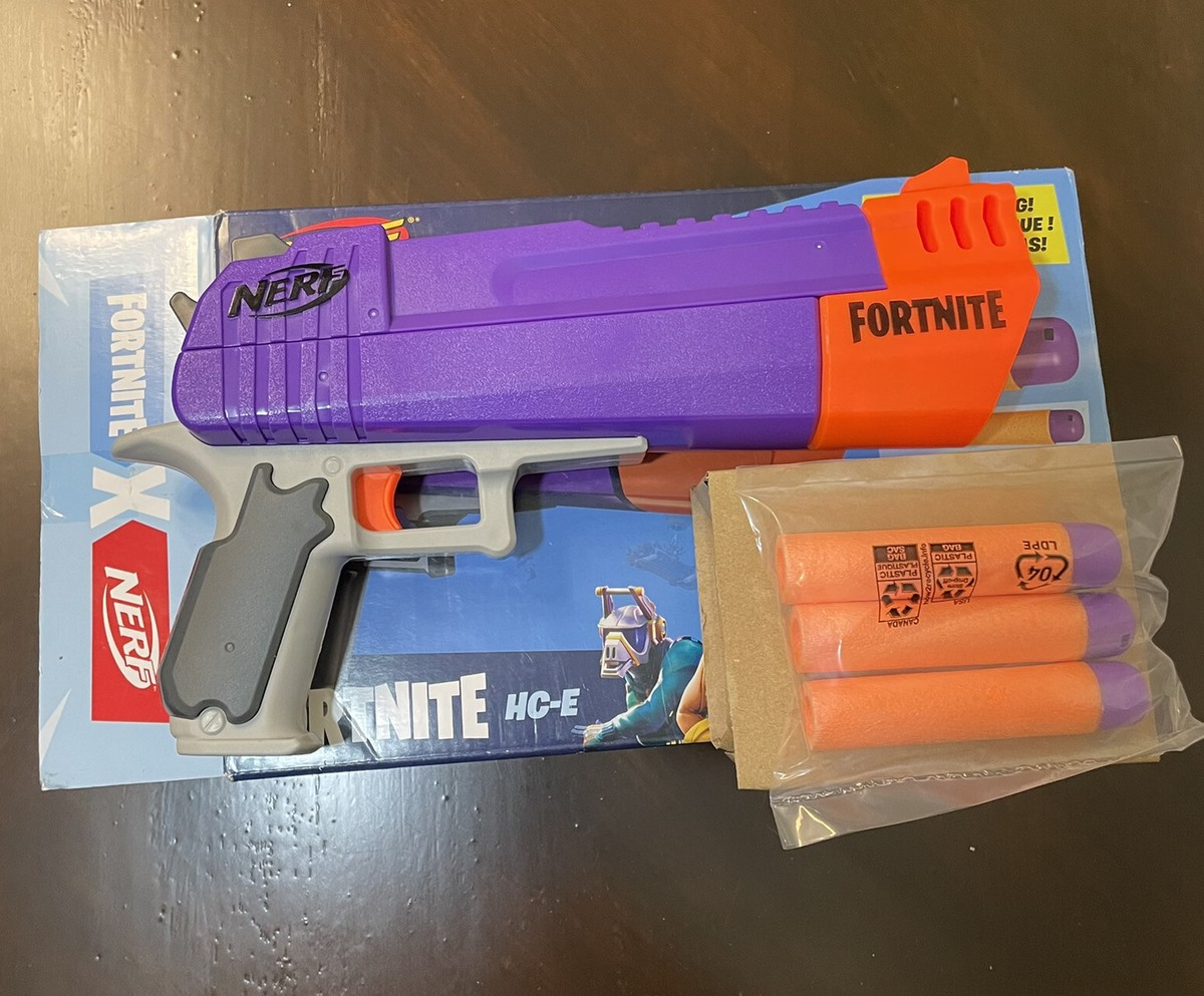 Nerf Fortnite HC-E Mega Dart Blaster with 3 Darts