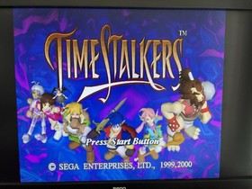Time Stalkers Sega Dreamcast Game Case Disc RPG Tested and works.