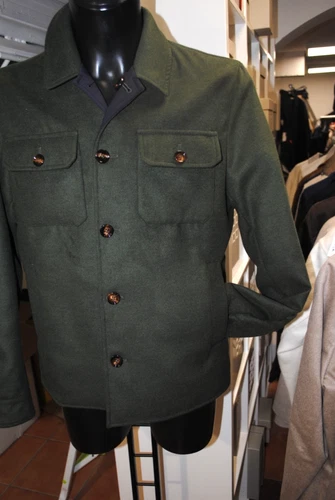 KIRED BY KITON NAPLES WARM JACKET 1250.00 POSTER. SIZE 50 REVERSIBLE - product listing photo