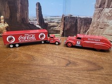 ERTL Diecast Coca Cola And Mobilgas Coin Banks