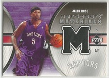 2005-06 Upper Deck Hardcourt Basketball Jalen Rose Materials Relic #HM-JR