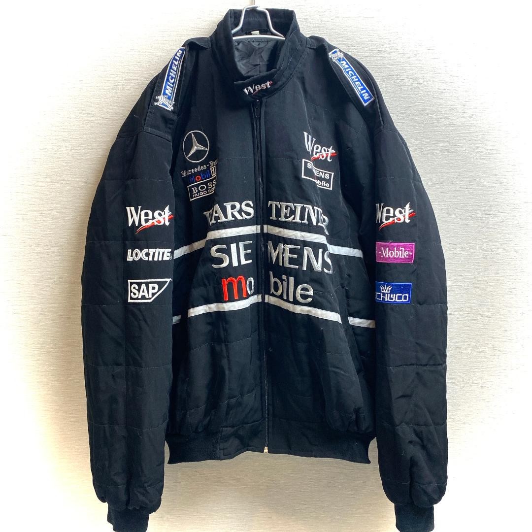 Mercedes-Benz McLaren ジャケット 90s Mercedes Benz McLaren embroidered logo racing jacket XL