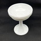 Vintage Westmoreland White Milk Glass Fairy Lamp Light Pedestal Base Only