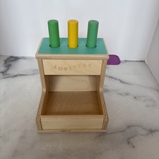 Lovevery Wooden Peg Drop Thinker Play Kit - Montessori Developmental Skills