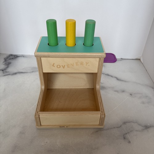 Lovevery Wooden Peg Drop Thinker Play Kit - Montessori Developmental Skills