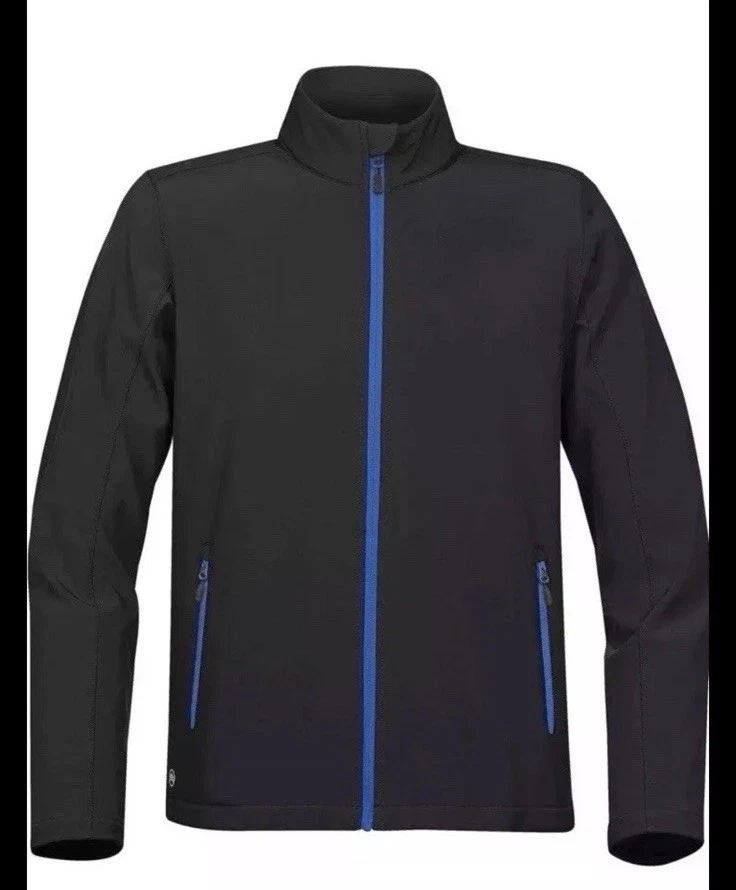 Storm tech KSB-1 Men’s Soft Shell Orbiter Jacket Blue Black Large NWT