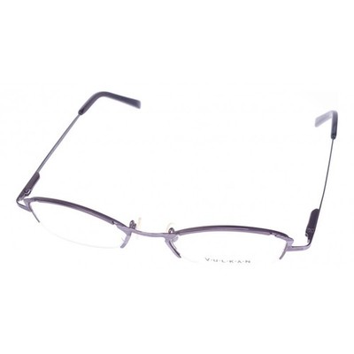 Vulkan Eyeglasses Frames Men Woman Gray Slim V 360 129 Metal