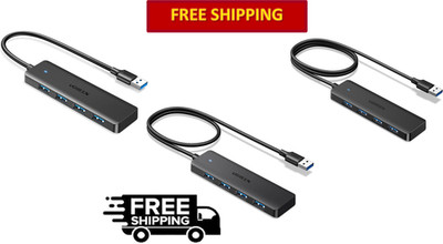 UGREEN USB 3.0 Hub 4 Ports USB A Splitter Ultra-Slim for Laptop/ PC/ Xbox & PS5