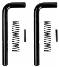 2Pcs Trailer Gate Spring Latch Repair Kit 819T for Carry-On L-shaped pin Black