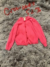 Cardigan pull fille Crewcuts taille 3 rose manches longues 
