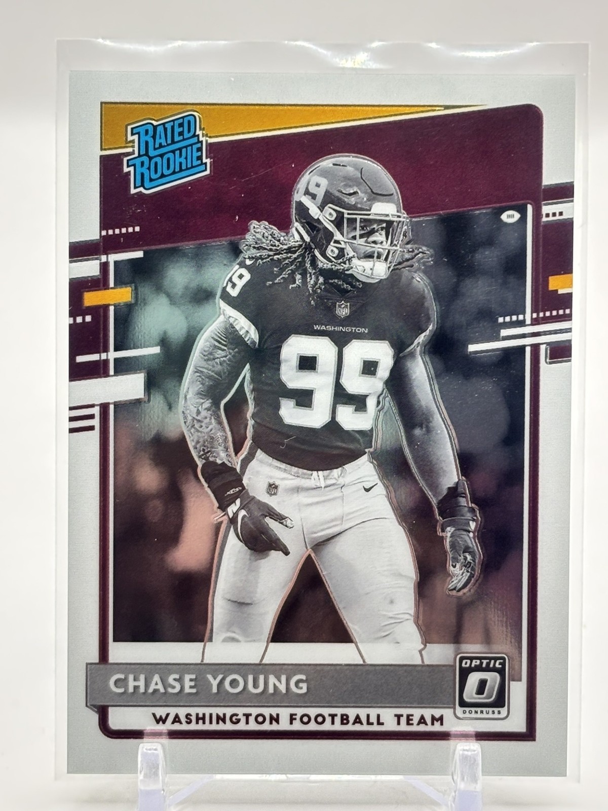 2020 Panini Donruss Optic Chase Young #316 Rated Rookie Variations RC Redskins