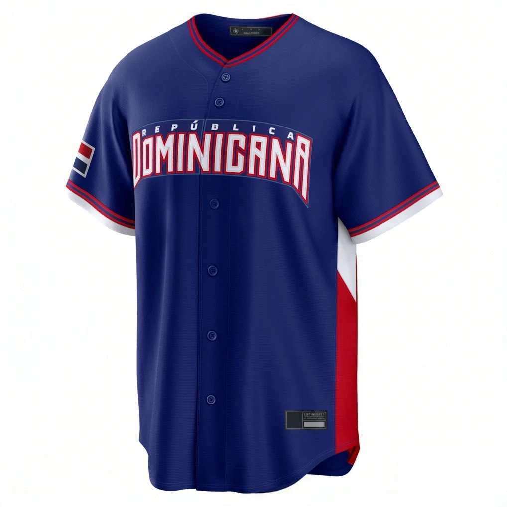 Dominican Republic Manny Machado Royal 2026 World Baseball Classic Jersey