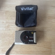 VIVITAR PN2011 35mm Film Camera Panoramic Focus Free Point and Shoot with case