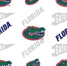 Sweet Home Collection NCAA Florida Gators Bed Sheet Set Queen *READ*