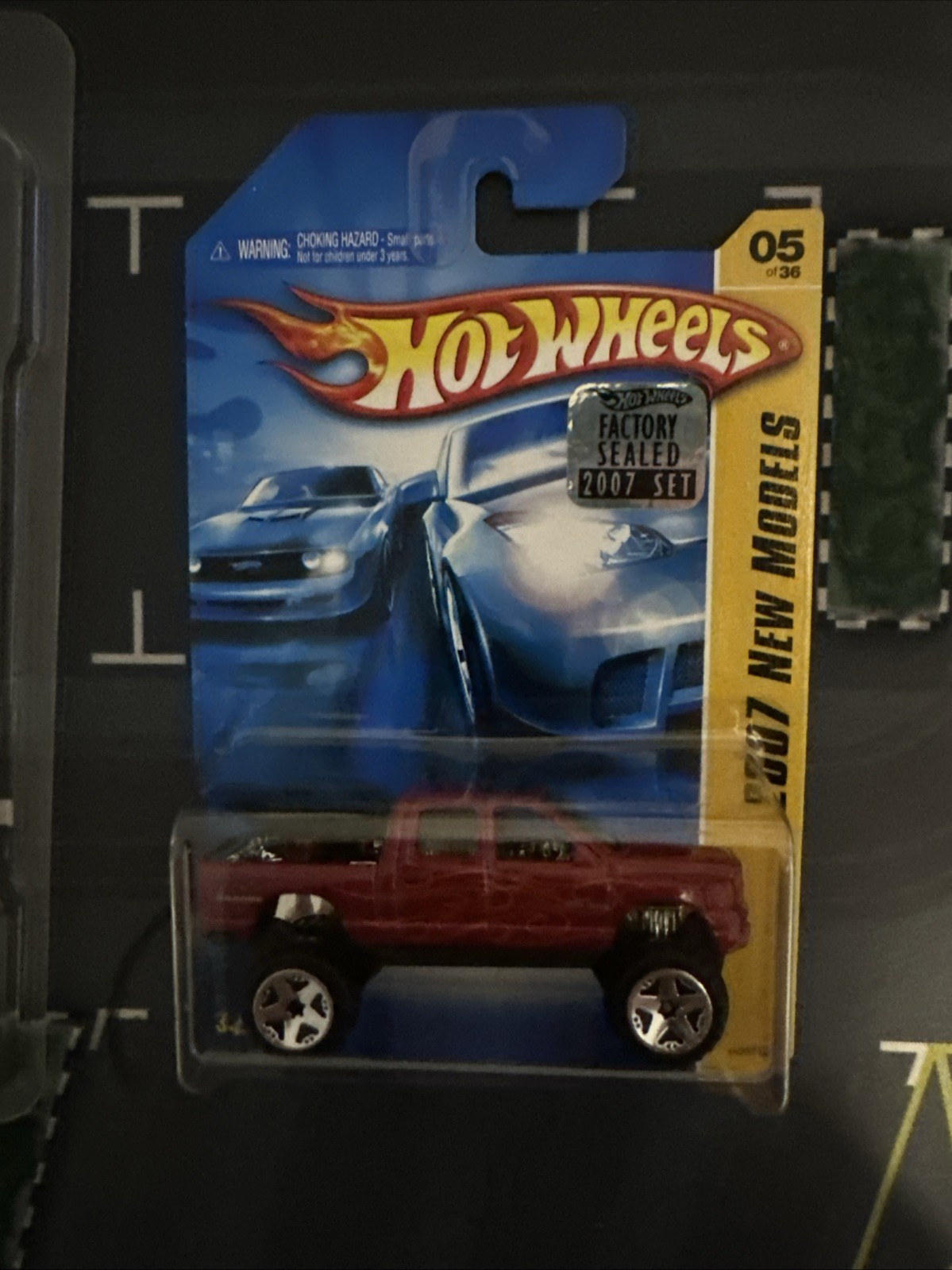 Hot Wheels 2007 New Models Dodge Ram 1500 Truck in Red #05 of 36 Factory Sealed