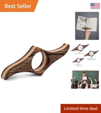 Unique Handmade Walnut Thumb Book Holder - Reading Accessory for Bookworms