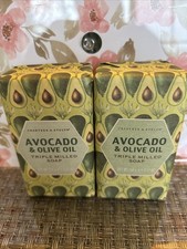 Crabtree Evelyn Avocado Olive Oil Triple Milled Soap 5.57 Oz 158g Lot Of Two USA