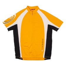 K-TEC BIKE Herren Radtrikot Orange 1/4 Zip XL