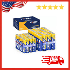  AA AAA Combo 48 Batteries 1.5V 24x AAA  24x AA Zinc Carbon for Toys Remotes