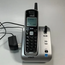VTech CS5111 5.8 GHz Single Line Matched Cordless Phone w/ Base, Cord, with Box