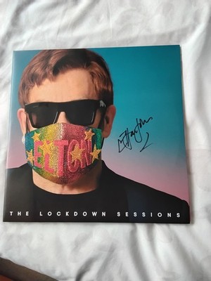 Elton John Signed vinyl only 100 lock down  session 