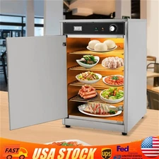 Electric Commercial Hot Box Food Warmer Countertop Heated Holding Cabinet