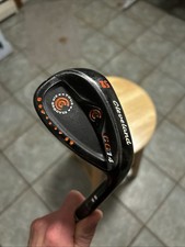Cleveland CG14 Black Orange Tour Zip Grooves Wedge 52/10 Wedge Flex Steel RH