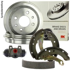 NK Bremsbacken + Radbremszylinder + Montagesatz hinten für Opel Astra F G CC