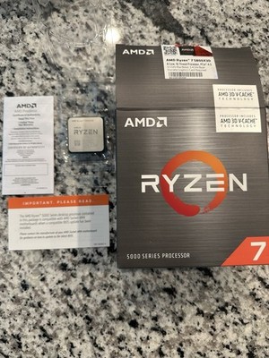 AMD Ryzen 7 5800X3D 8-Core 16-Thread CPU 3.4GHz Base 4.5GHz Boost
