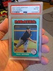 2024 Topps Heritage - #594 - Paul Skenes - Aqua Border Rookie Card - PSA 8