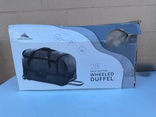 High Sierra High Sierra 28" Wheeled Drop Bottom Duffel Bag-Black