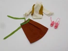 Vintage 1979 SKIPPER FASHION COLLECTIBLES #1385 OUTFIT w/ Pink Sandals