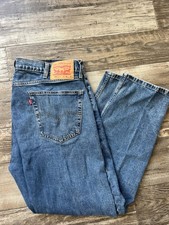 Levi 505 Straight Leg jeans Size 38x30 Red Label Medium Wash Classic Levi’s