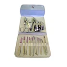 16 Pcs Nail Clippers Set Stainless Steel Manicure Pedicure BeautyCare Travel Kit
