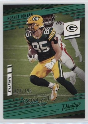 2021 Panini Prestige Xtra Points Green 20/199 Robert Tonyan #103 14lc