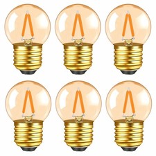 Ampoule LED Edison E27 Vintage 1W, Équivalent 10W, 100LM Blanc Chaud 2200K