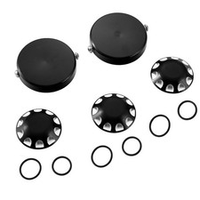Aluminum Axle Cap Set Spare Part Sturdy Stable Car Accessories Easy to Install