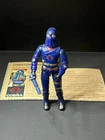 1984 GI Joe Cobra Commander Hooded V1 Complete w Pistol File Card ARAH Original
