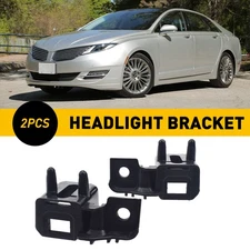2pcs For 13-2016 Ford Fusion Lincoln MKZ Left&Right Headlight Lamp Mount Bracket