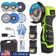 Cordless Angle Grinder 16.8V High Speed Brushless Motor Battery Powered Tool New