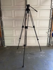 Cayer BV30L Tripod Fluid Head Pan Handle Quick Release w/Case