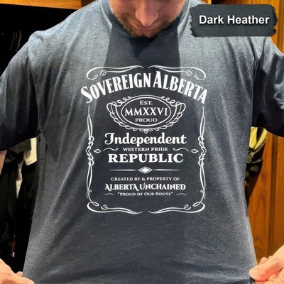 Sovereign Whiskey Independent Republic Proud of Our Roots Graphic T-Shirt Unisex