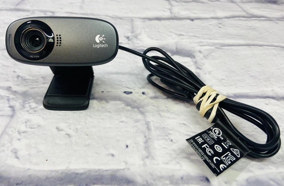 Logitech V-U0015 720p HD USB Webcam Kamera 860-000443 gebraucht getestet funktioniert